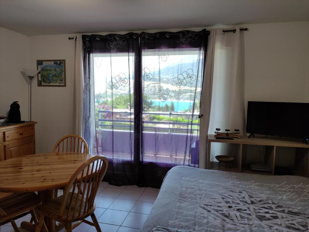 Studio Vue Sur Lac Et Montagne Savines-le-Lac Buitenkant foto